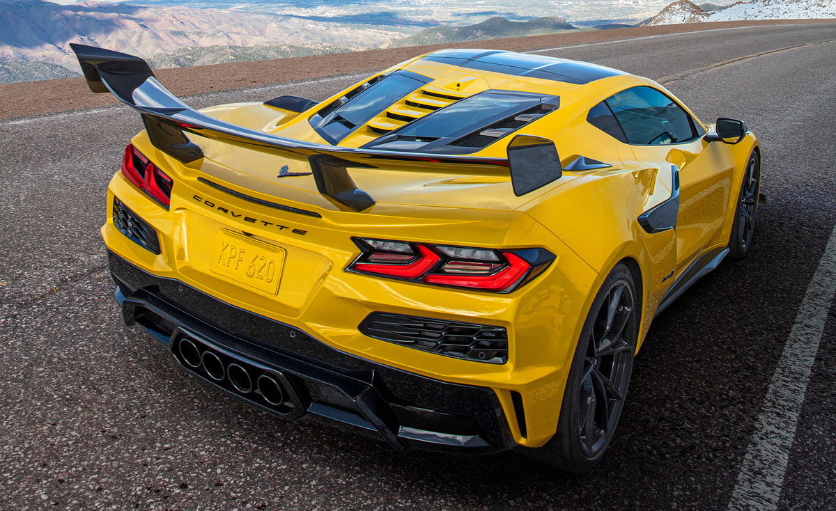 Chevrolet Corvette C8 ZR1 ZTK Style Full Carbon Rear Wing Spoiler