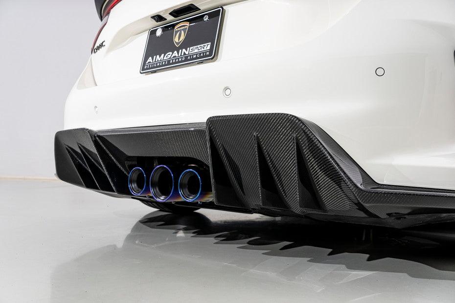 Honda Civic Type-R FL5 Aimgain Style Carbon Fiber rear Bumper Diffuser