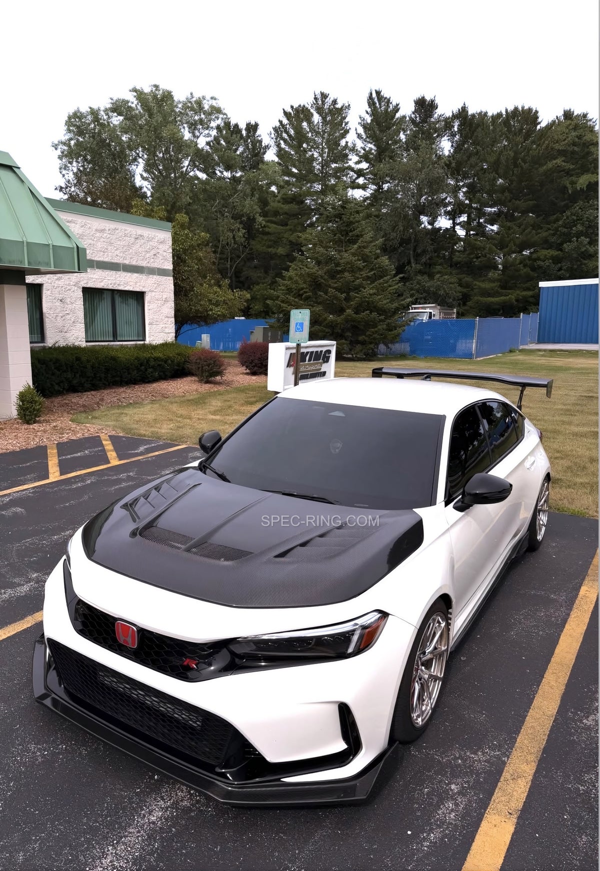 Honda Civic FL5 Type-R Varis Style Front Carbon Hood