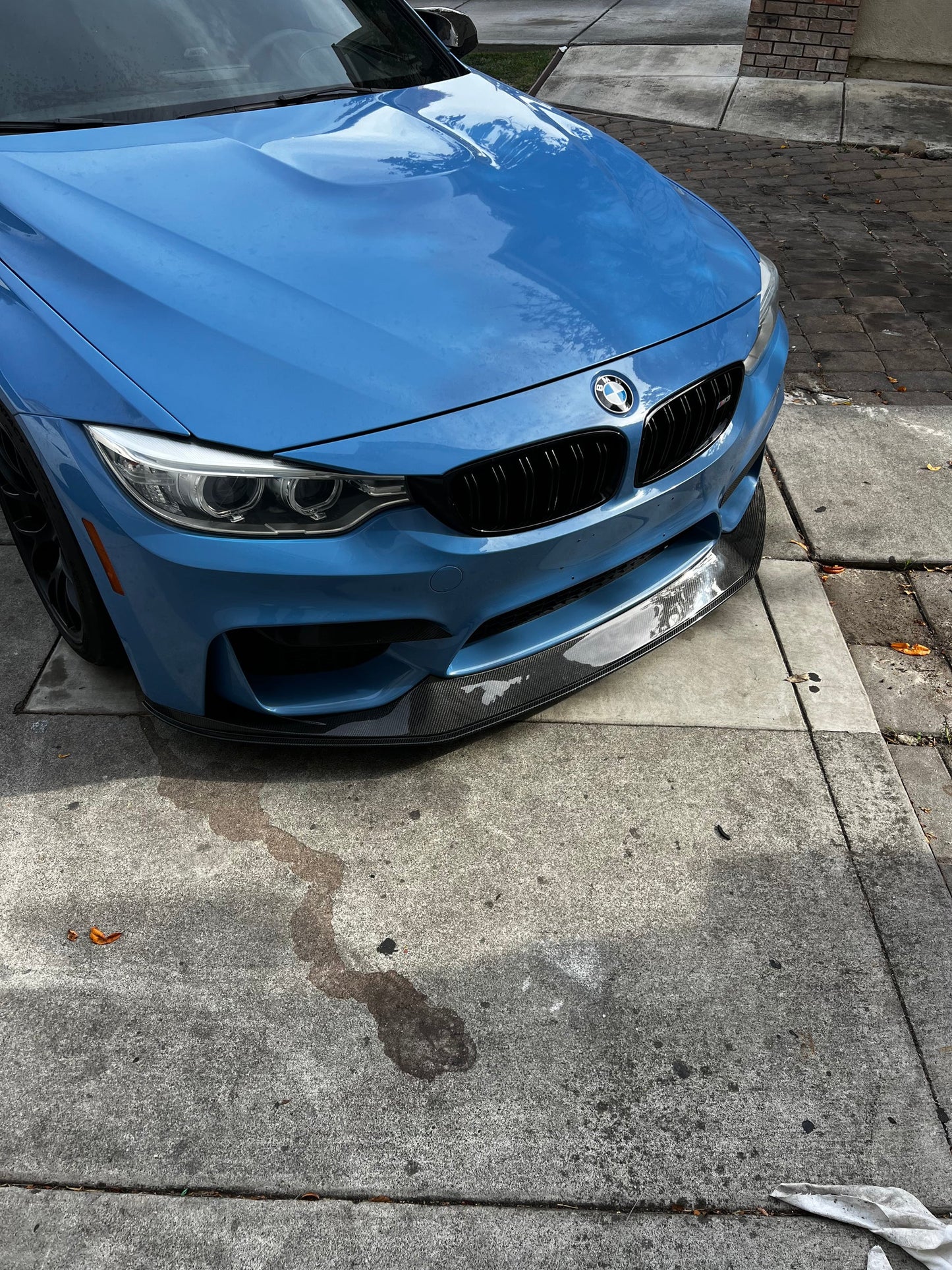 BMW F80 M3 F82 M4 DB STYLE CARBON FIBER Front Bumper Lip Kit