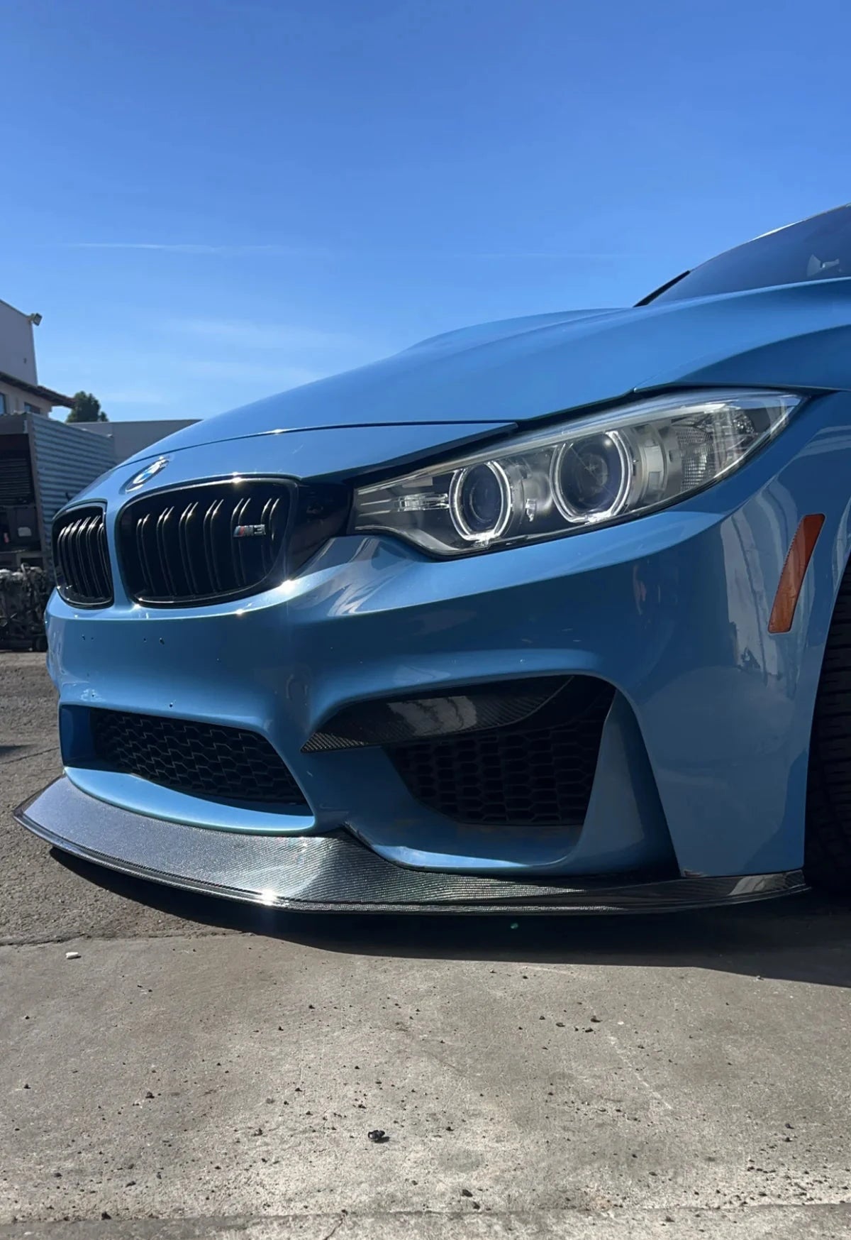 BMW F80 M3 F82 M4 DB STYLE CARBON FIBER Front Bumper Lip Kit