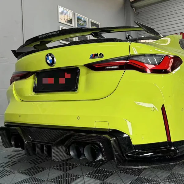 BMW G80 M3 G82 G83 M4 AD Style Dry Carbon Rear Diffuser