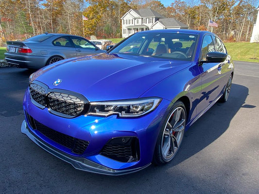 BMW G20 330i M340i V STYLE CARBON FIBER Front Bumper Lip Kit