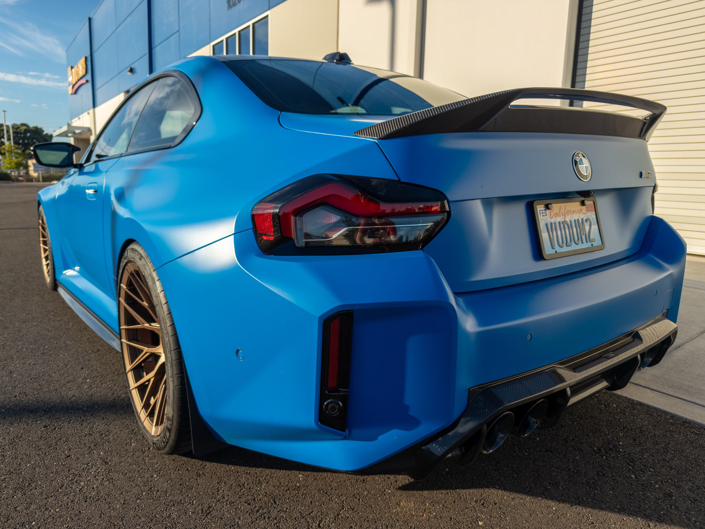 BMW G87 M2 G42 2-Series AD STYLE CARBON FIBRE REAR SPOILER