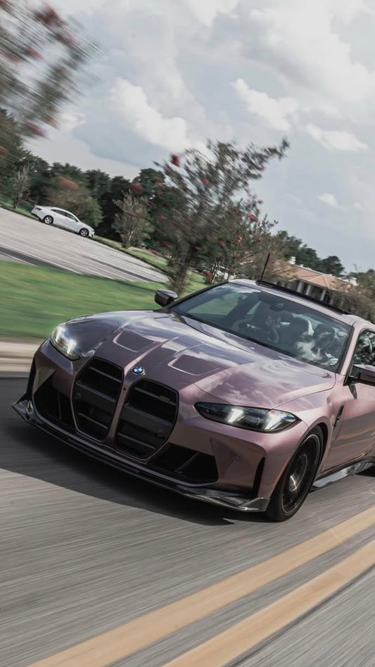 BMW G80 M3 G82 M4 V STYLE CARBON FIBER 1 Piece Front Lip