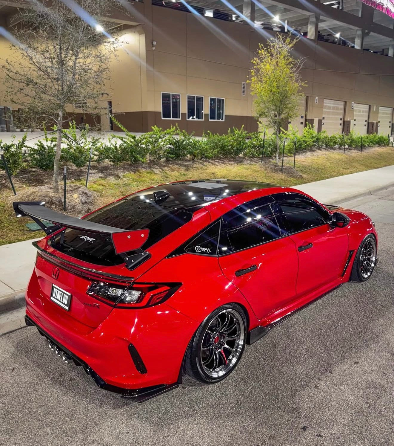 VARIS ARISING-1 GT Style CARBON WING for FL5 CIVIC TYPE-R