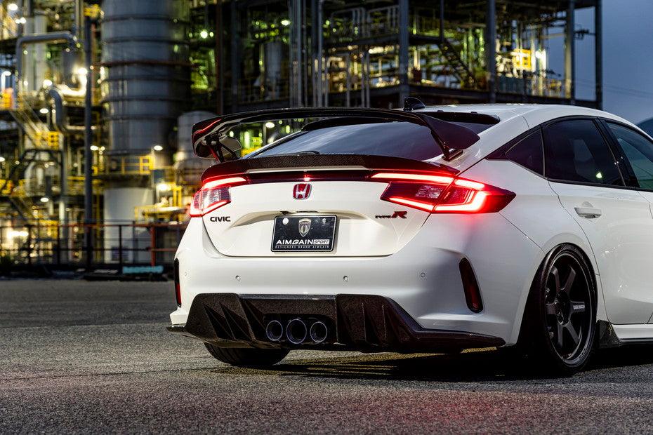 Honda Civic Type-R FL5 Aimgain Style Carbon Fiber rear Bumper Diffuser