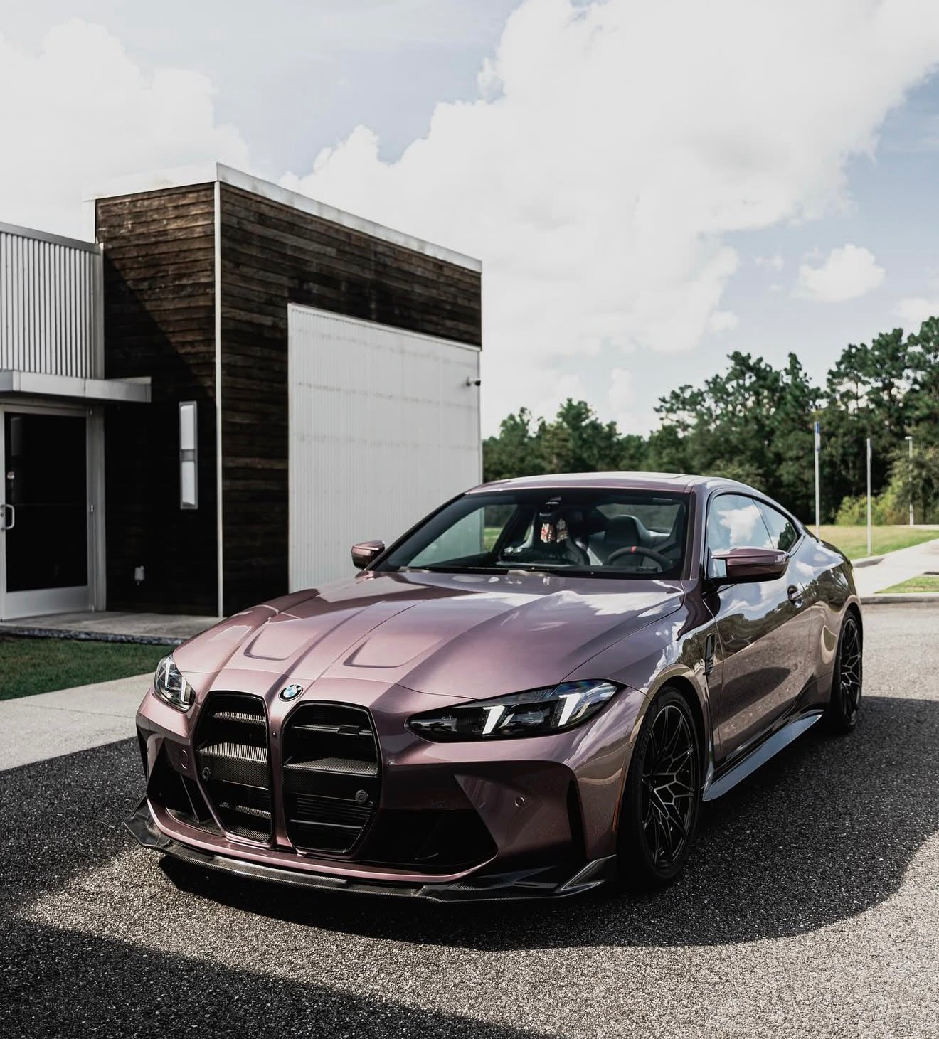 BMW G80 M3 G82 M4 V STYLE CARBON FIBER 1 Piece Front Lip