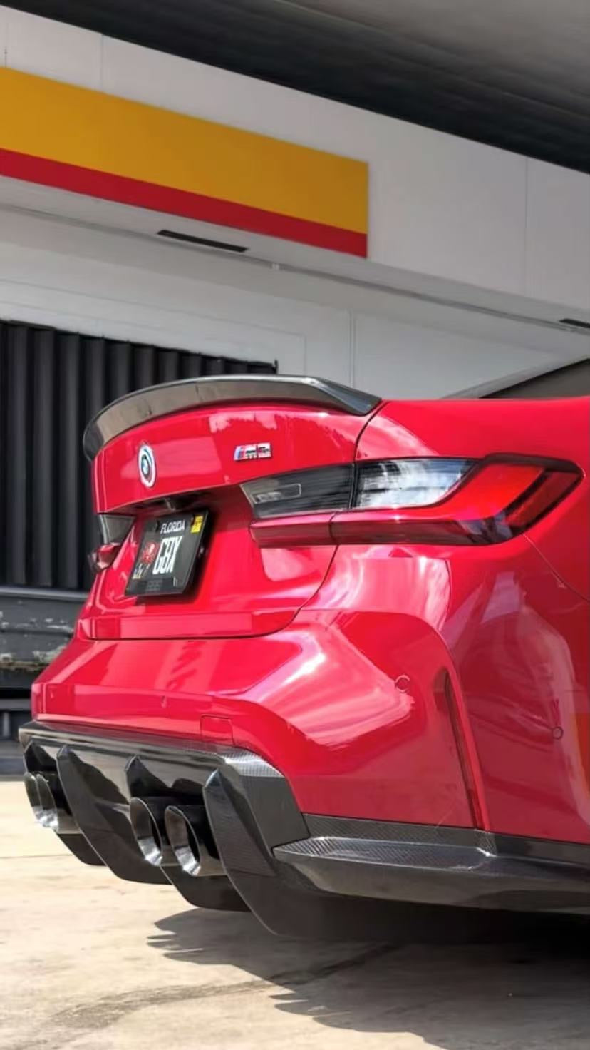 BMW G80 M3 G20 3-Series M Performance STYLE CARBON FIBRE REAR SPOILER