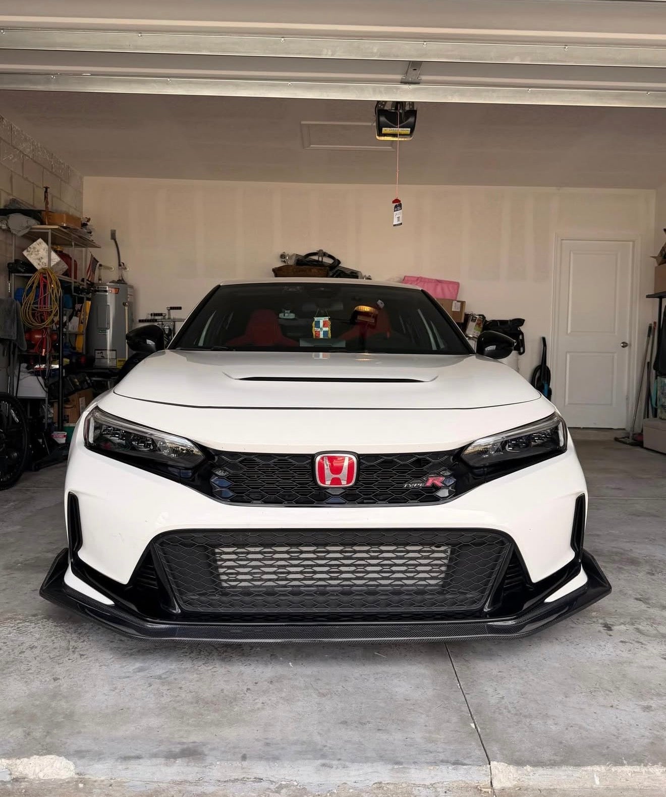 HONDA CIVIC TYPE-R APR STYLE CARBON FIBER FRONT BUMPER LIP SPLITTER