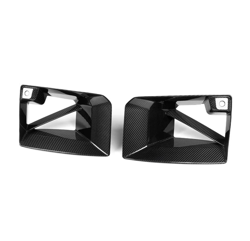 BMW G87 M2 DRY CARBON FIBER FRONT BUMPER V2 AIR INLETS