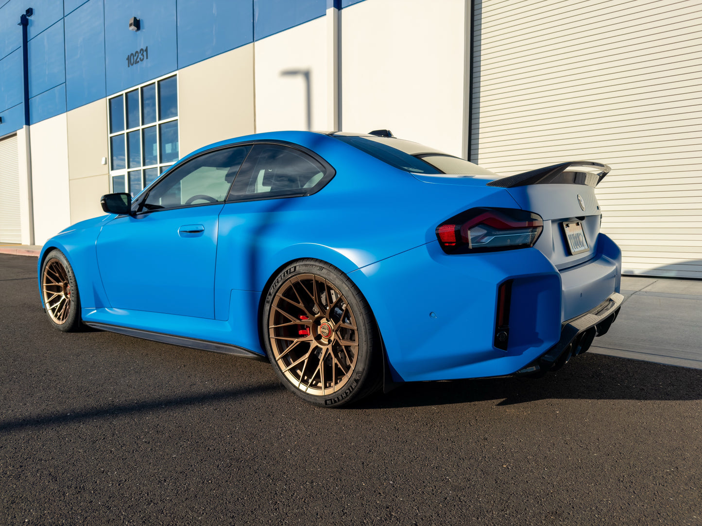 BMW G87 M2 G42 2-Series AD STYLE CARBON FIBRE REAR SPOILER