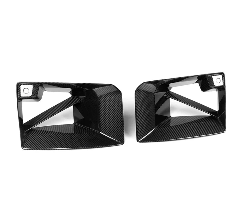 BMW G87 M2 DRY CARBON FIBER FRONT BUMPER V2 AIR INLETS