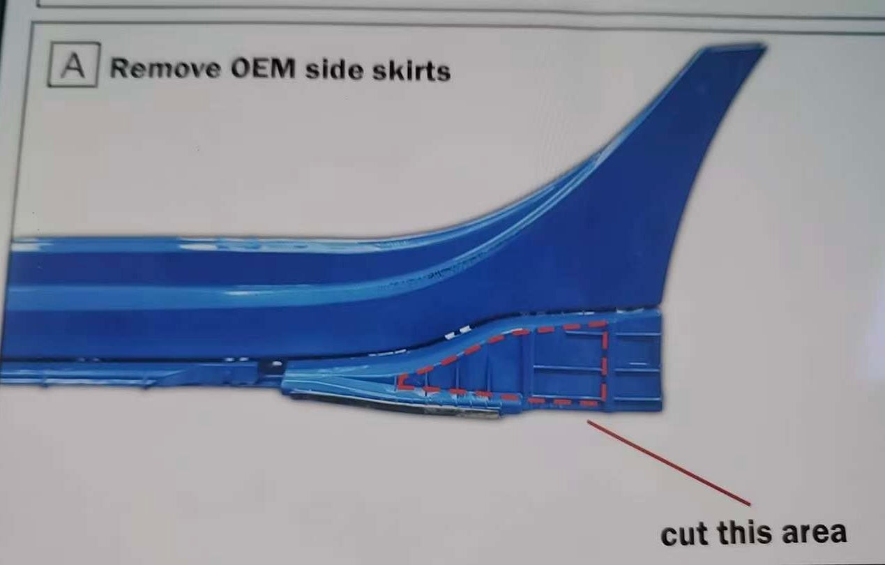 **PAINT MATCHED** HONDA CIVIC TYPE-R FL5 MU STYLE SIDE SKIRT