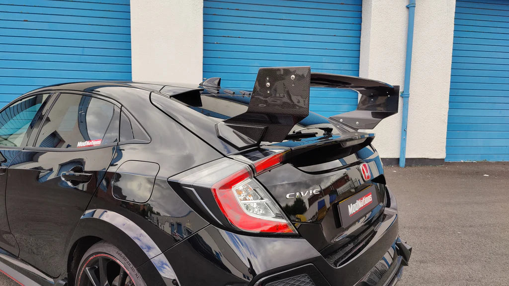 Wing Riser Fk8 MU Style CARBON WING for FK8 CIVIC TYPE-R | FK7 CIVIC – specring