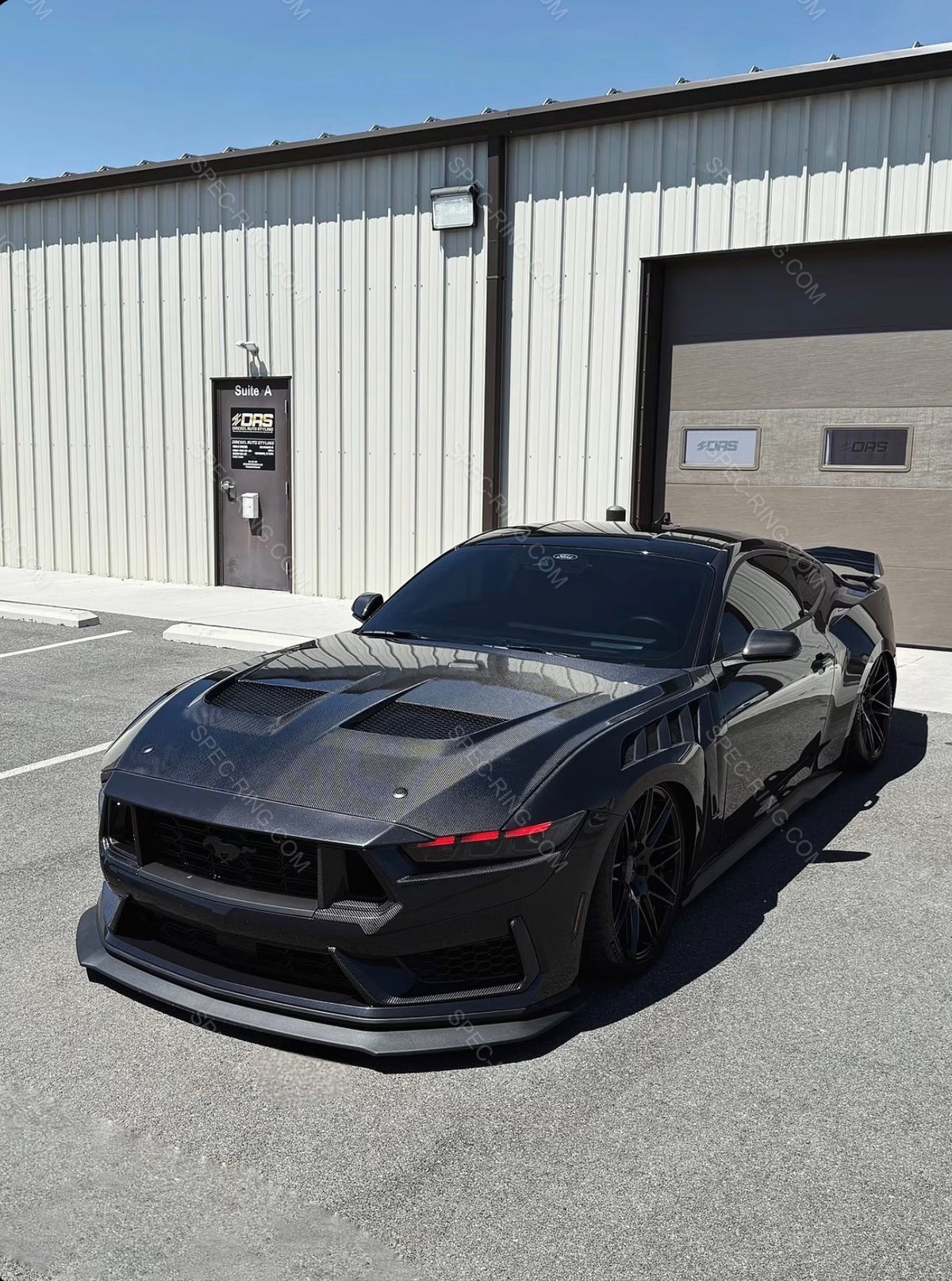 2023+ Ford Mustang S650 GTD Style Carbon Hood