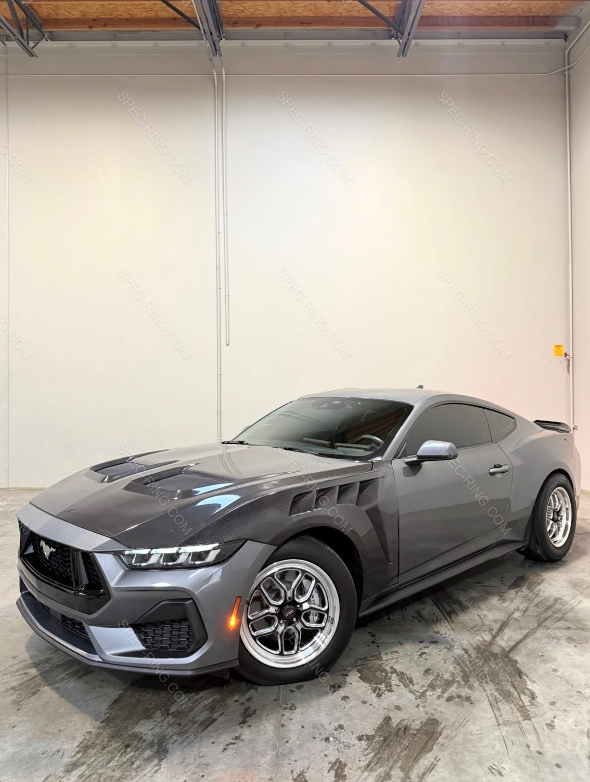 2023+ Ford Mustang S650 GTD Style Carbon Hood