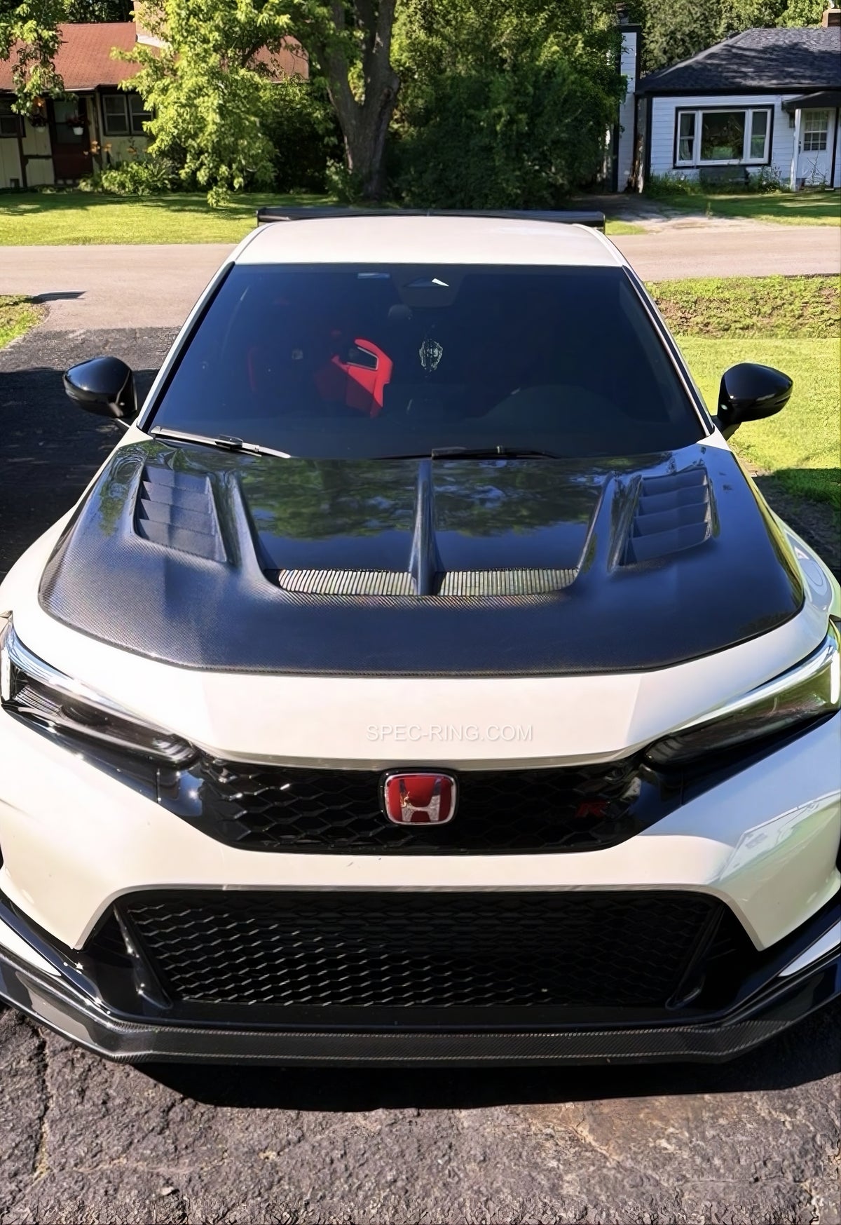 Honda Civic FL5 Type-R Varis Style Front Carbon Hood