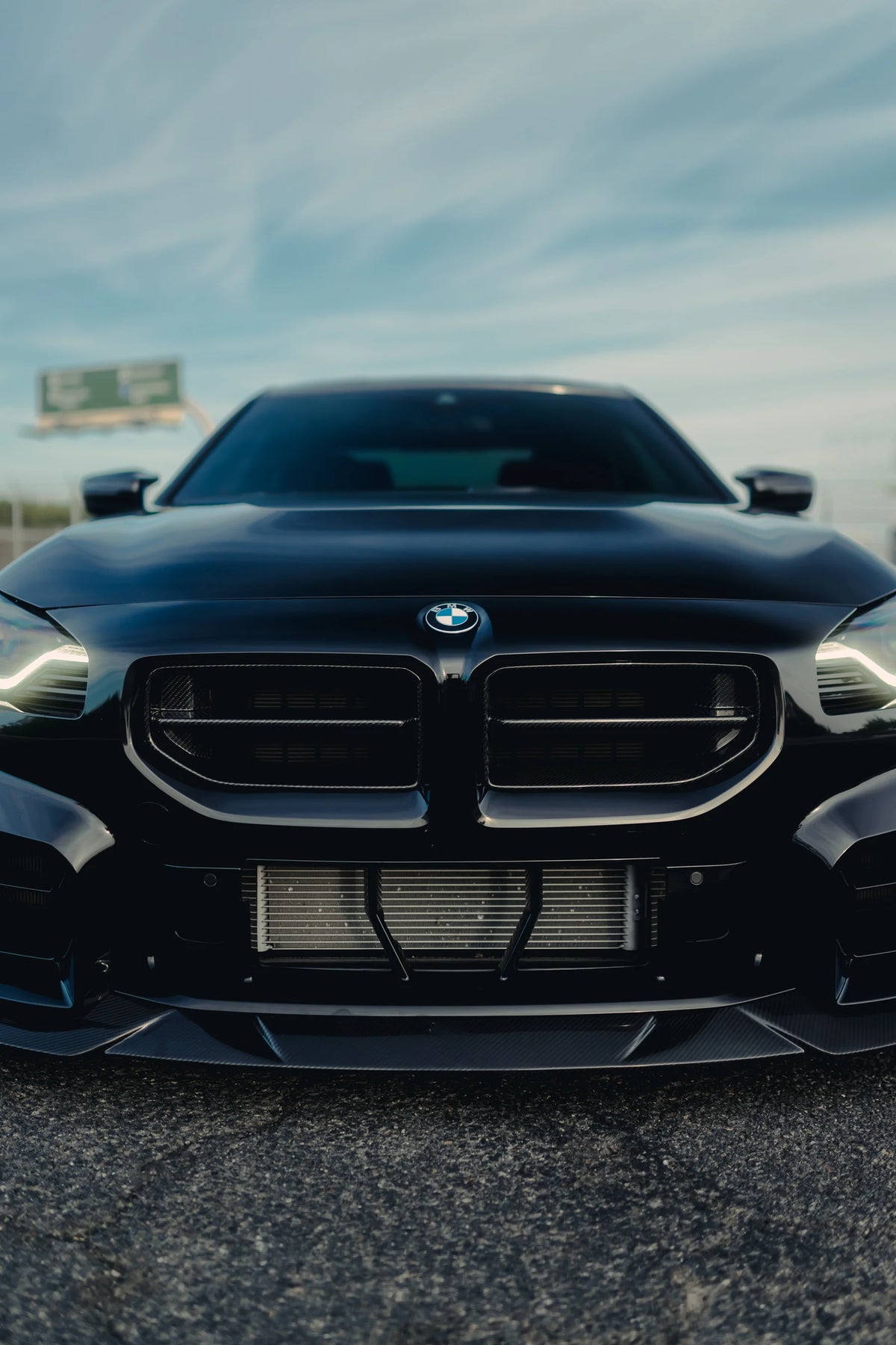 BMW G87 M2 AN Style Dry Carbon Front Grill Replacement