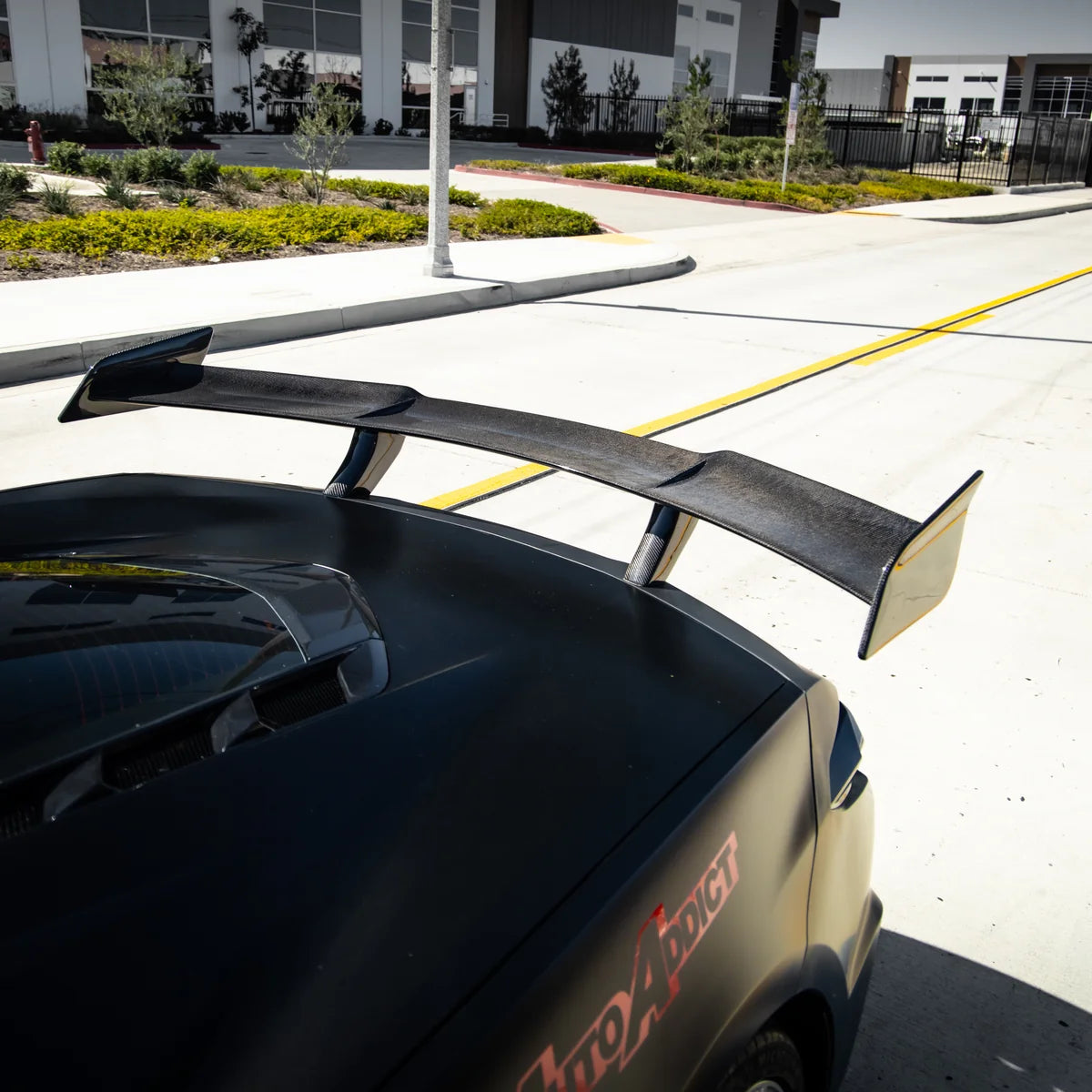 Chevrolet Corvette C8 ZR1 ZTK Style Full Carbon Rear Wing Spoiler