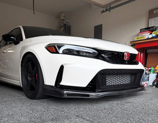 HONDA CIVIC TYPE-R FL5 SPN STYLE CARBON FIBER FRONT BUMPER LIP SPLITTER
