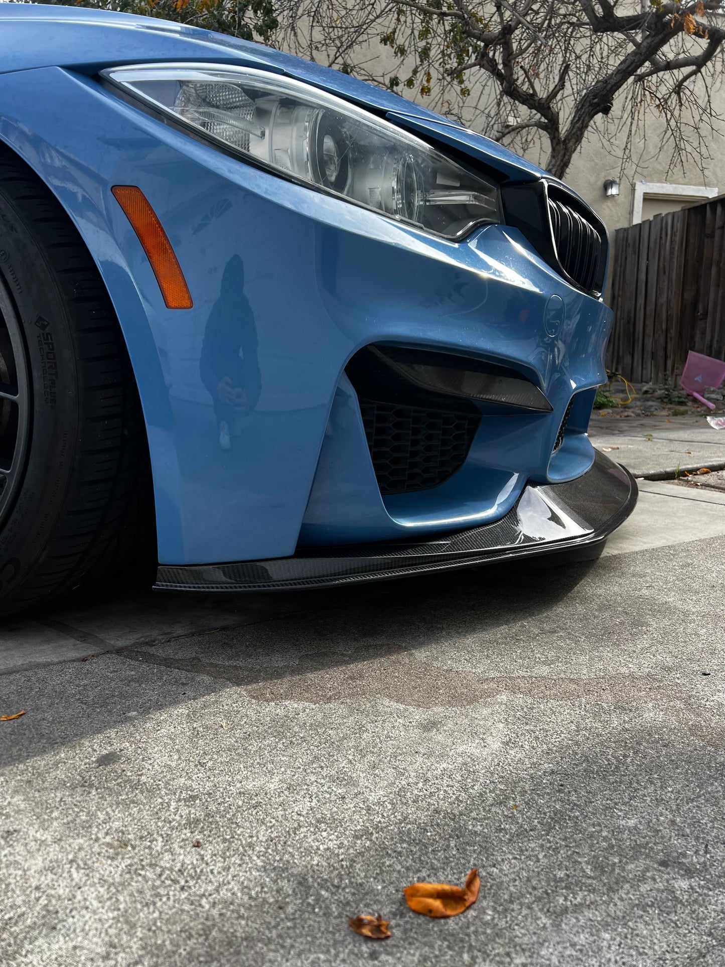 BMW F80 M3 F82 M4 DB STYLE CARBON FIBER Front Bumper Lip Kit