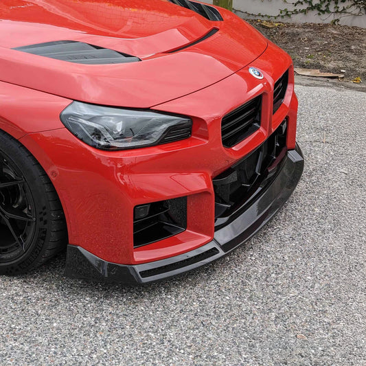 BMW G87 M2 V STYLE DRY CARBON 1 Pieces Front Lip