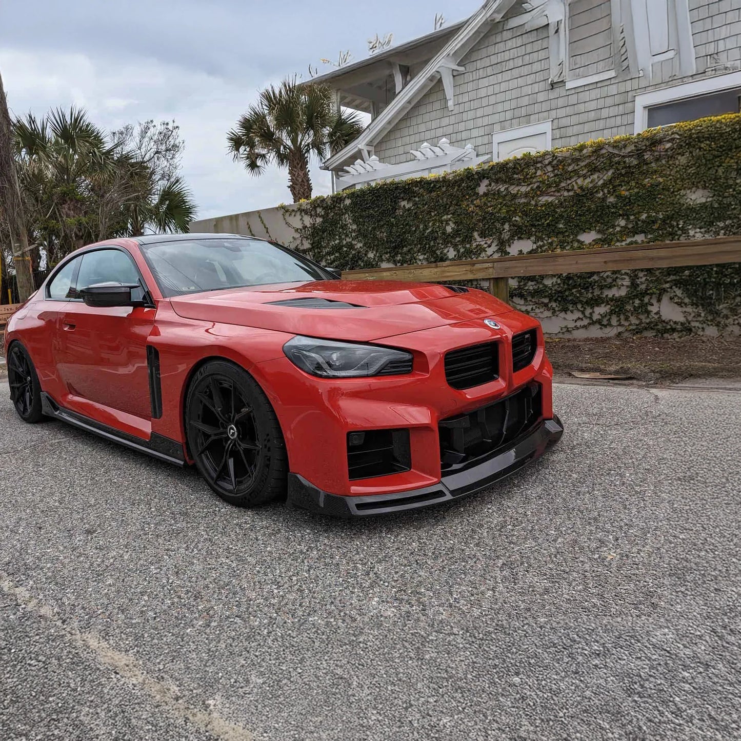 BMW G87 M2 V STYLE DRY CARBON 1 Pieces Front Lip