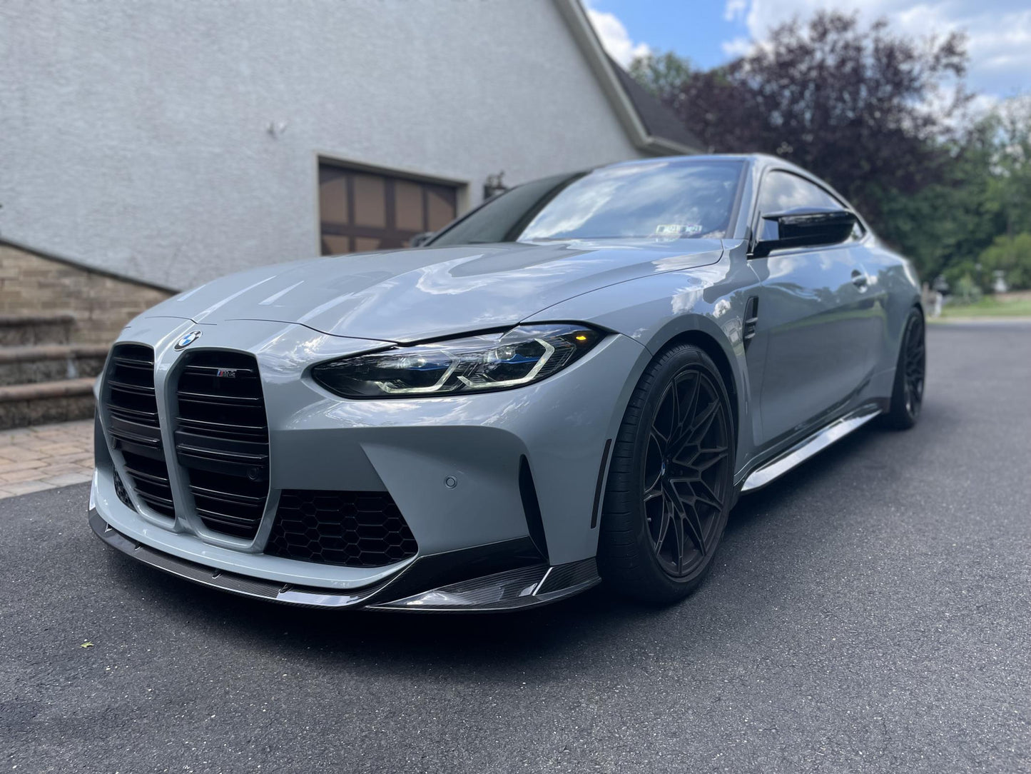 BMW G80 M3 G82 M4 CT STYLE CARBON FIBER 1 Piece Front Lip