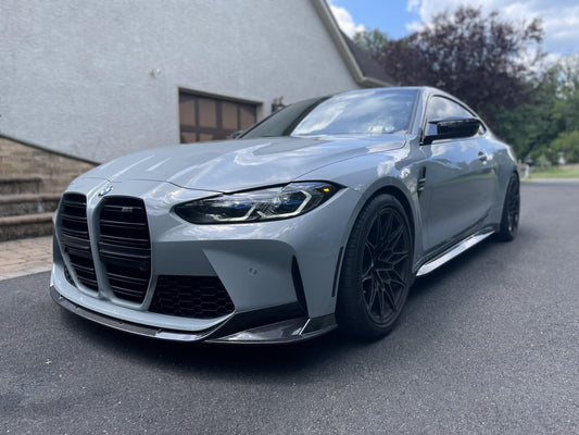 BMW G80 M3 G82 M4 CT STYLE CARBON FIBER 1 Piece Front Lip