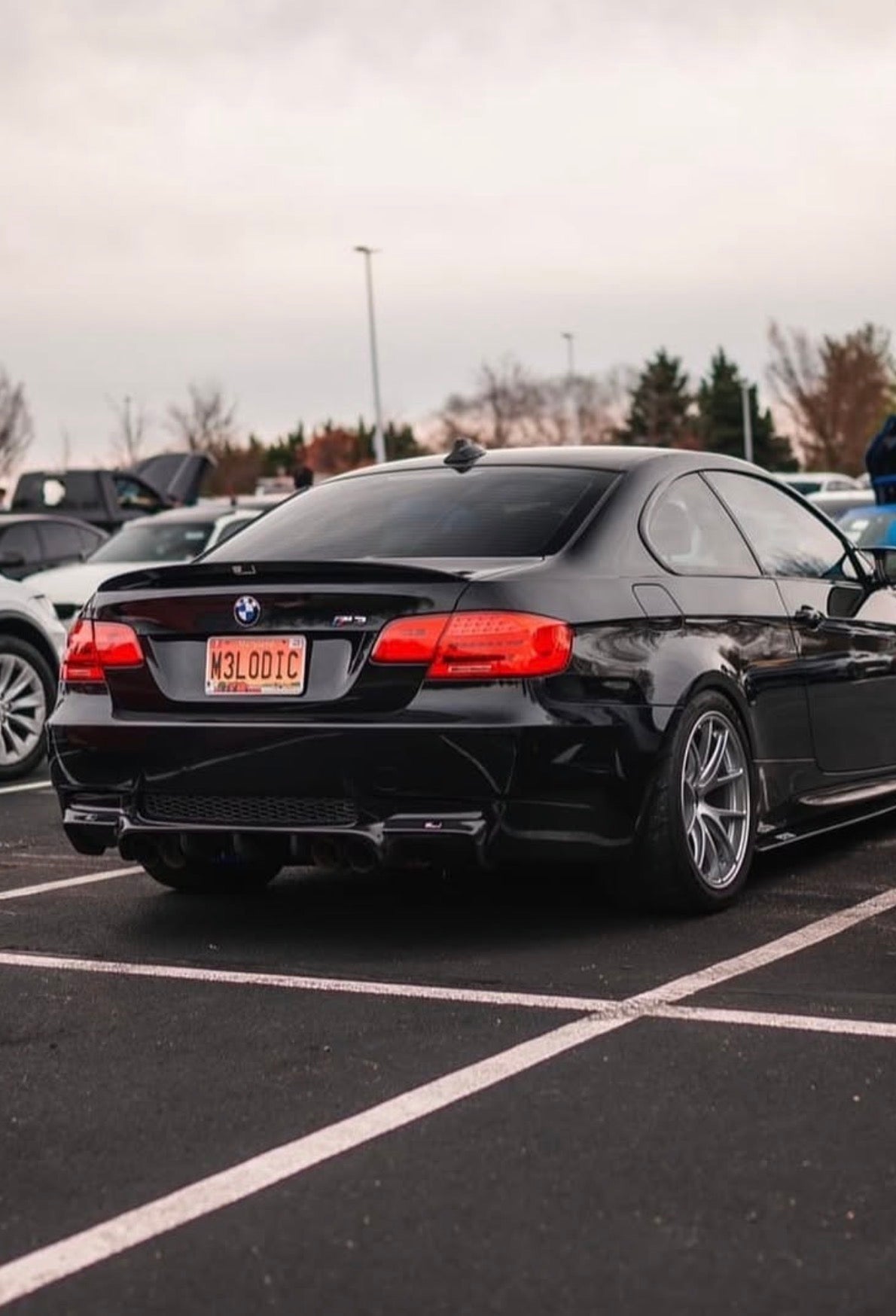BMW E92 E93 M3 GS Style Carbon Fiber Rear Diffuser