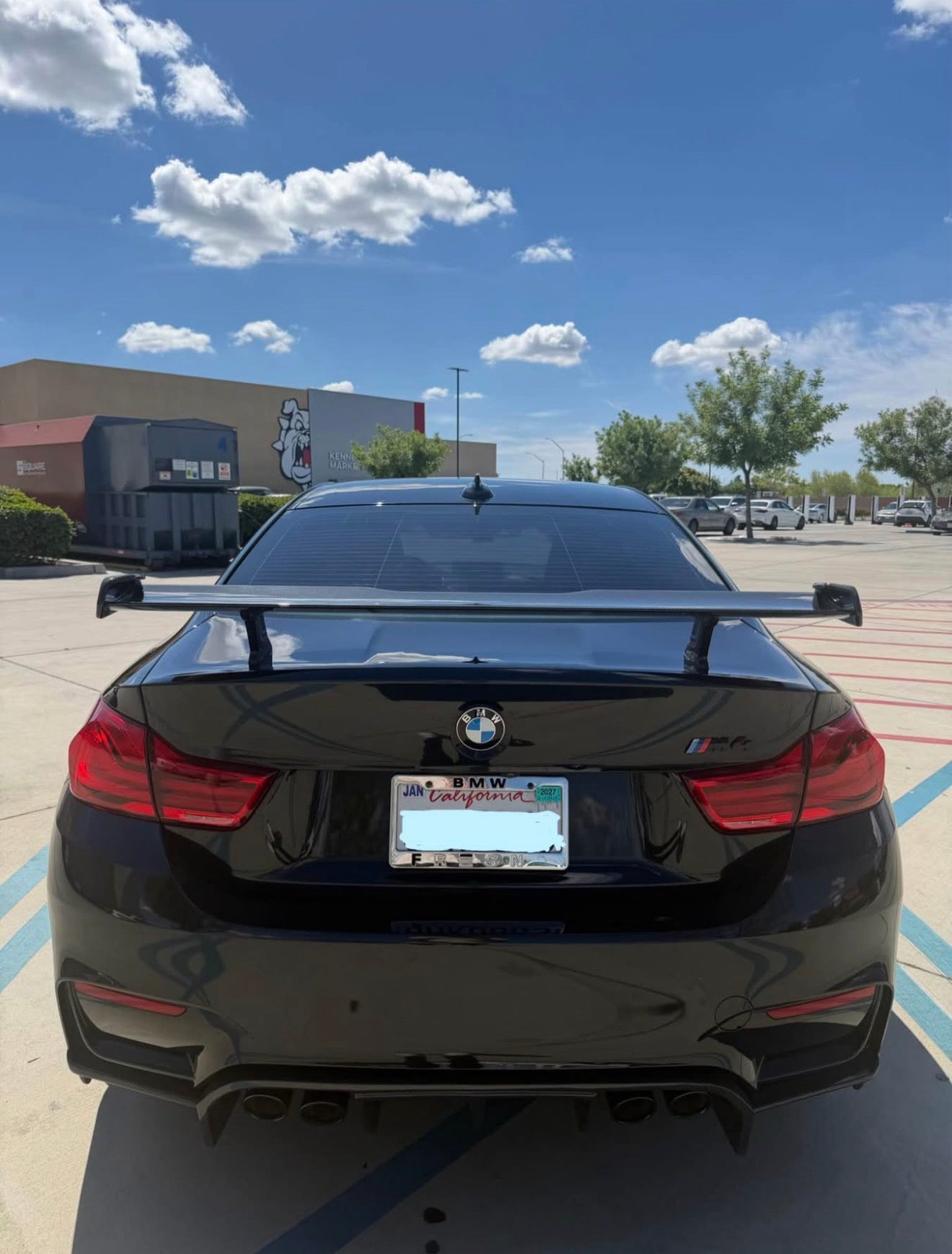 BMW M3 M4 (F80/F82/F83) M PERFORMANCE STYLE CARBON FIBRE REAR TRUNK SPOILER WING