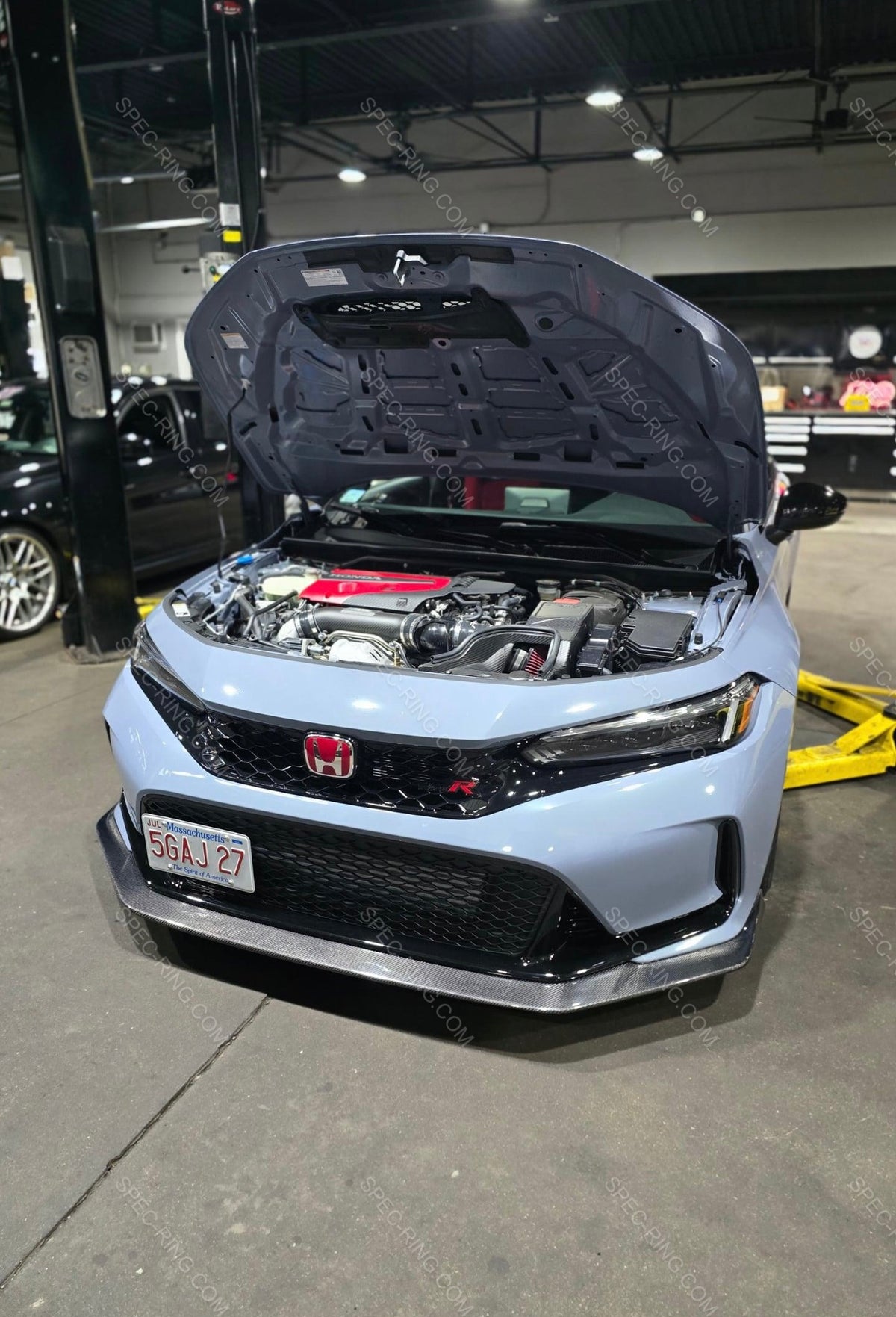 Honda FL5 Civic Type-R Varis Style Carbon Fiber Front Bumper Lip Splitter
