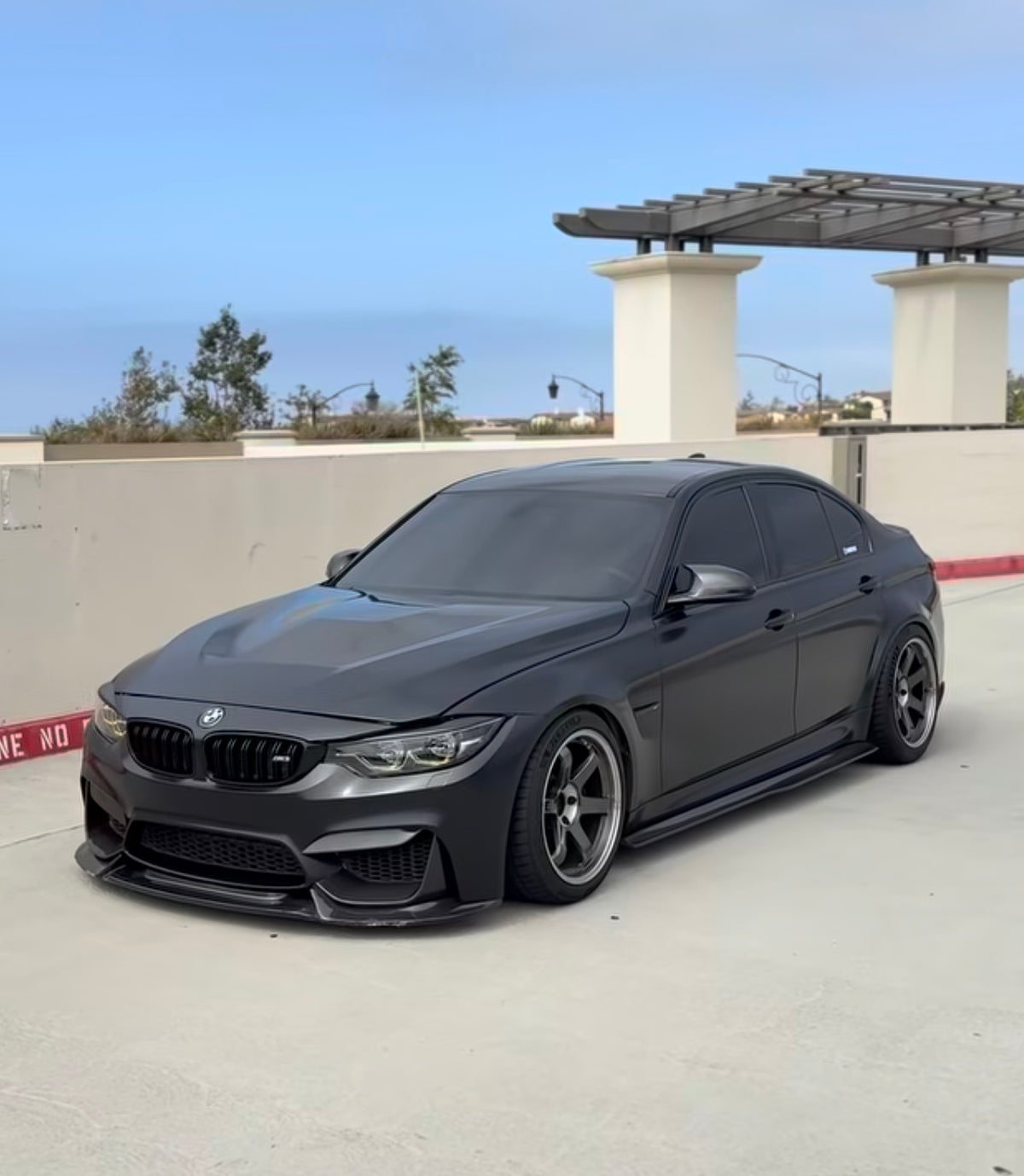 BMW F80 M3 PSM Style Full Carbon Fiber Side Skirts