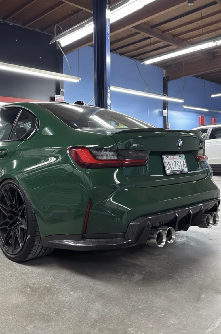 BMW G80 M3 G82 G83 M4 OEM Dry Carbon Rear Spats Winglets