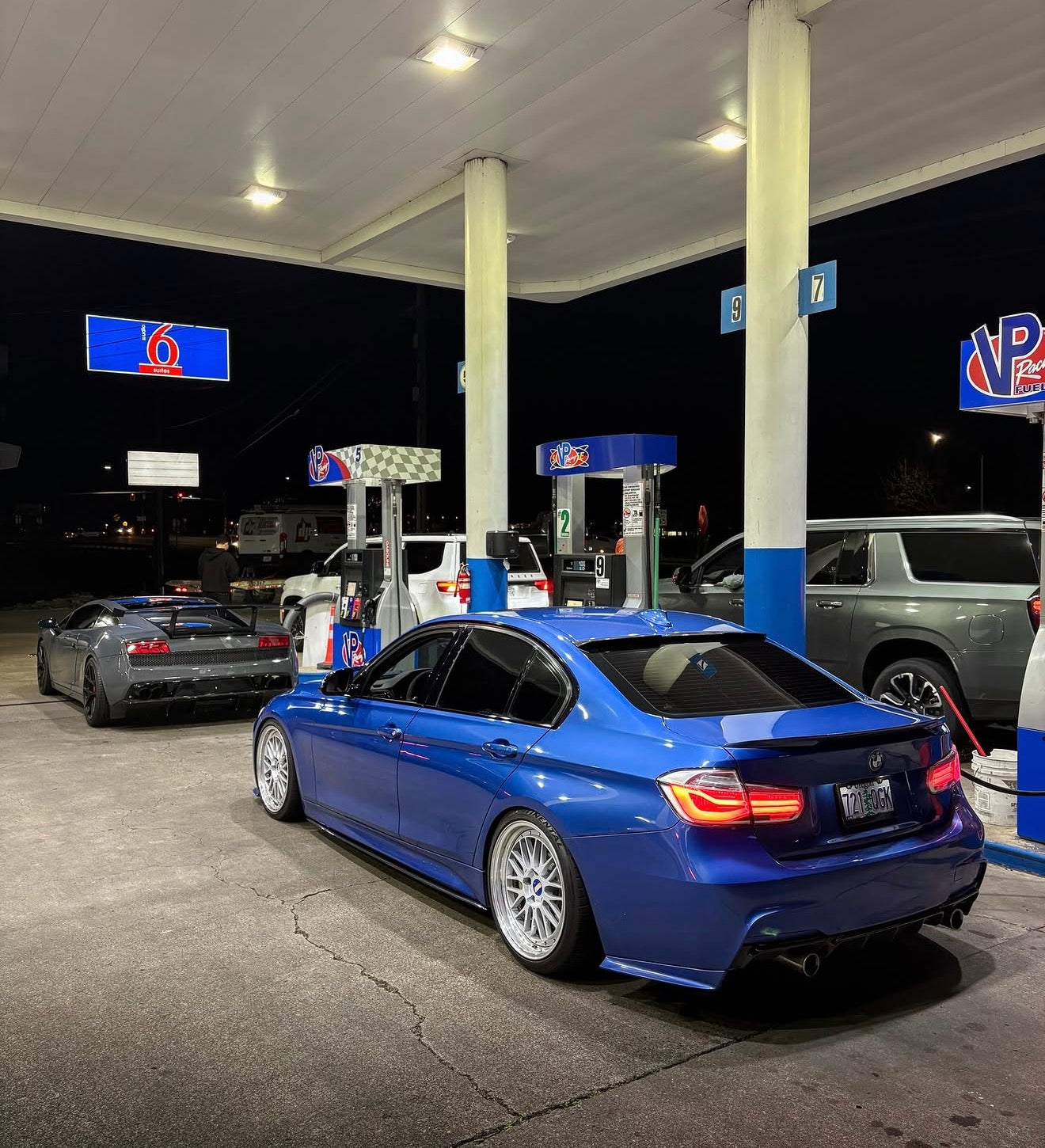 BMW F30 F31 3-Series M Performance Style Carbon Fiber Side Skirt Extensions