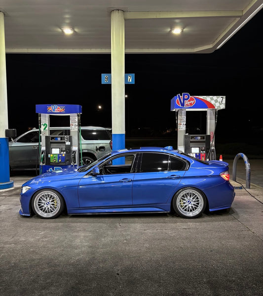 BMW F30 F31 3-Series M Performance Style Carbon Fiber Side Skirt Extensions