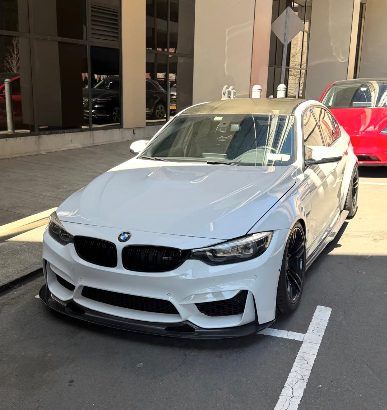 BMW F80 F82 F83 M3 M4 GT4 Style Carbon Fiber Front Lip