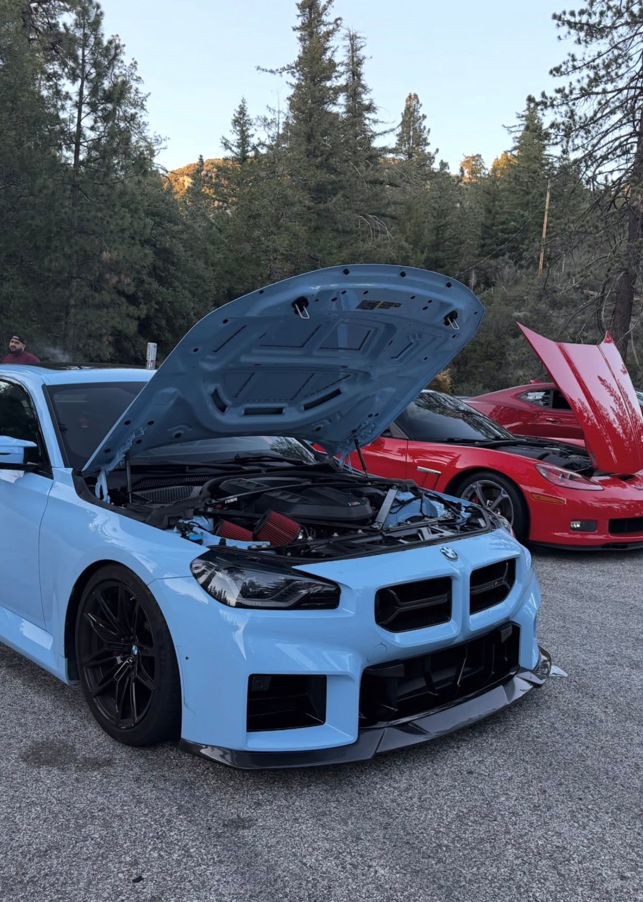 BMW G87 M2 MHC R44 STYLE CARBON FIBER 1 Pieces Front Lip