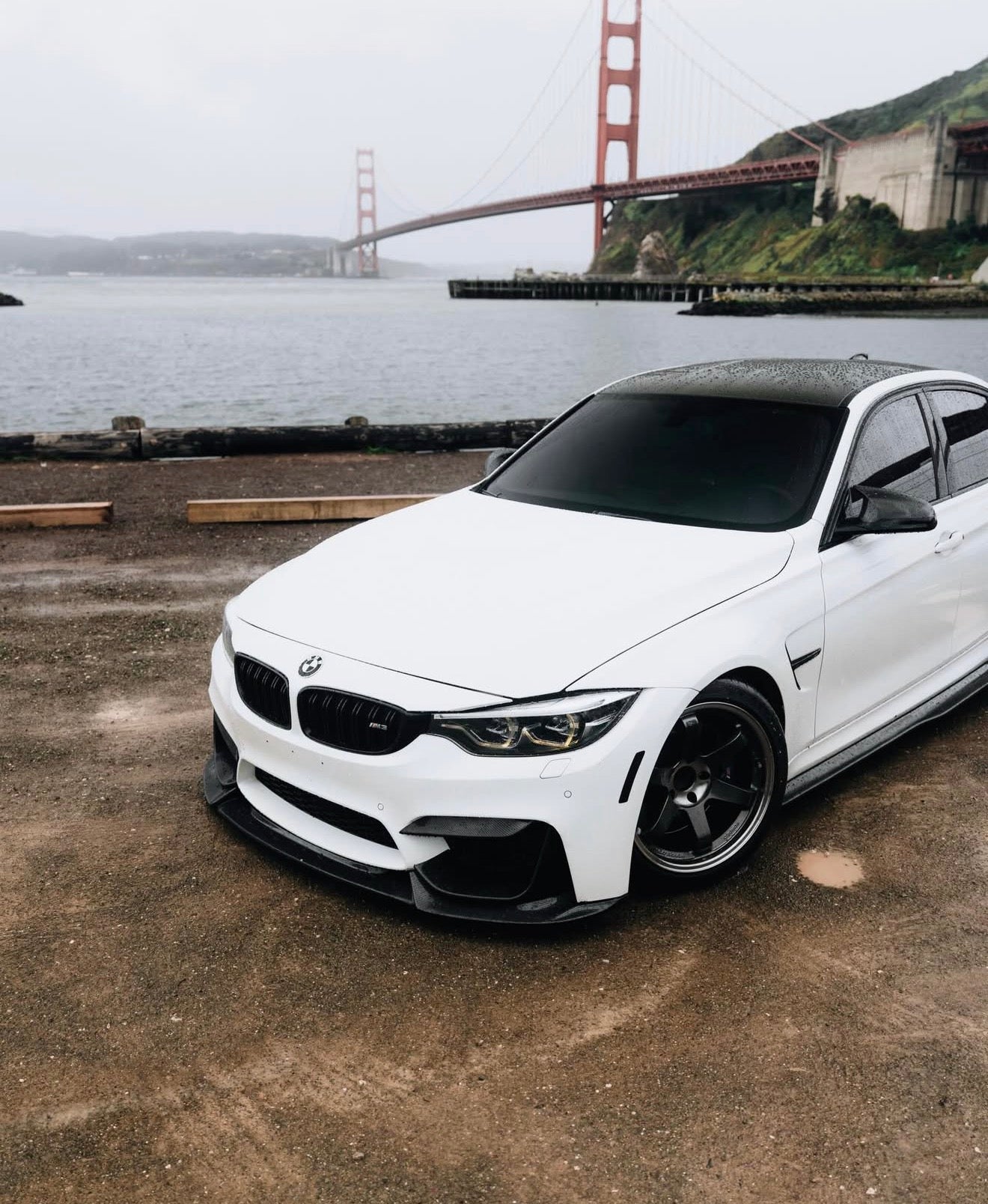 BMW F80 M3 F82 M4 VARIS STYLE CARBON FIBER Front Lip Kit