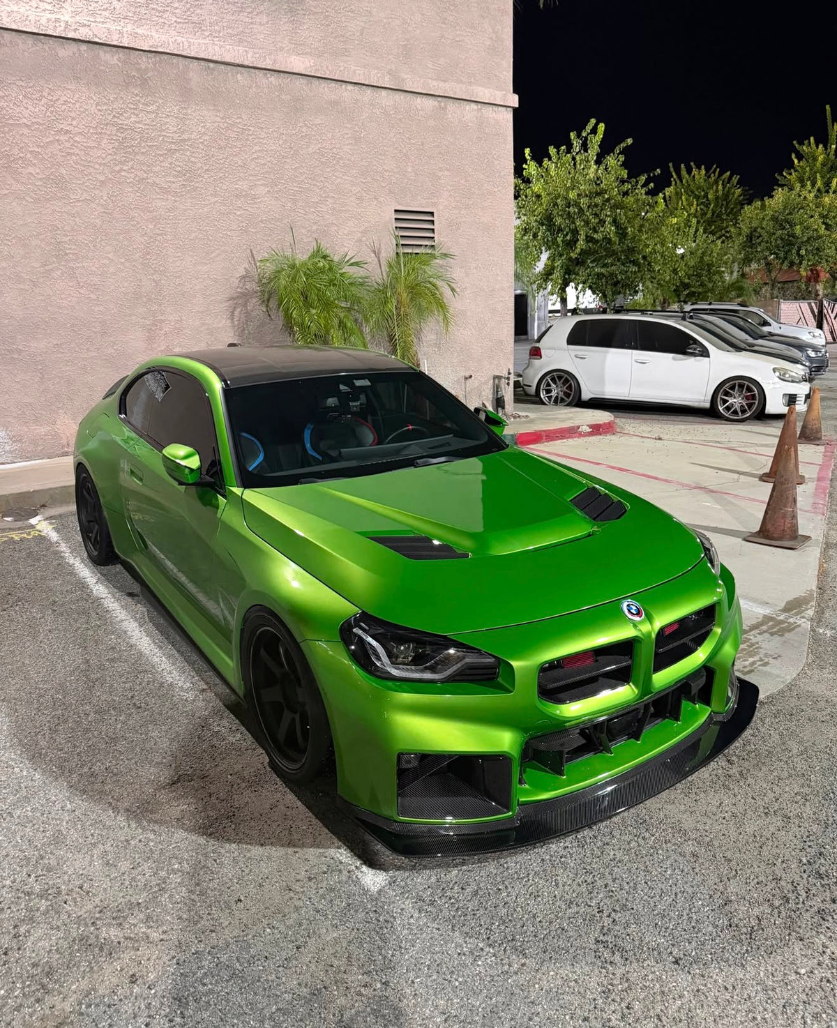 BMW G87 M2 GT4 STYLE CARBON FIBER 1 Pieces Front Lip