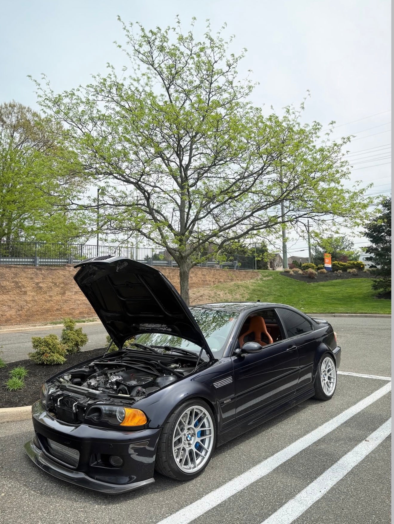 BMW E46 M3 GT4 Style Carbon Fiber Front Lip
