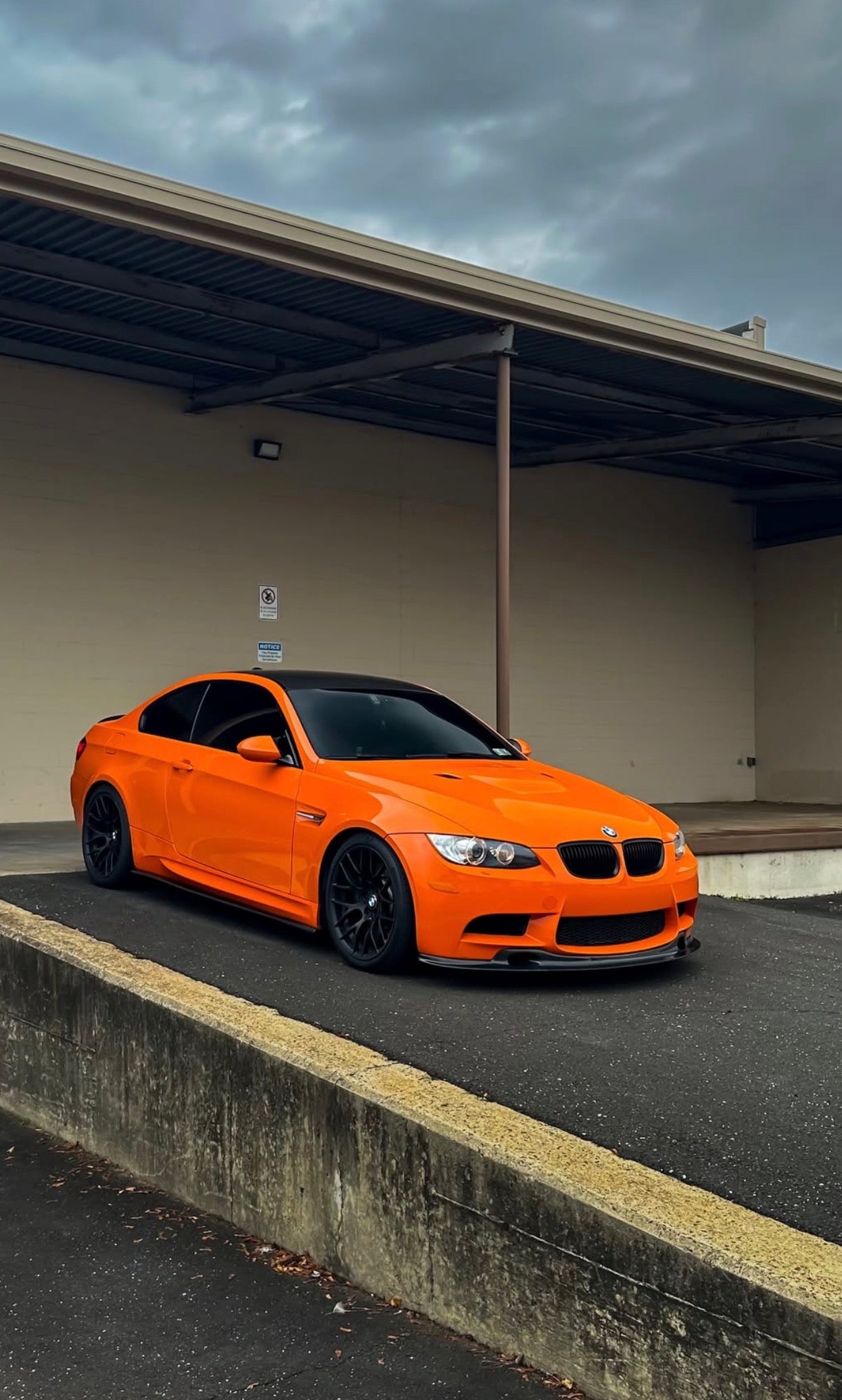 BMW E90 E92 E93 M3 Pre-Drilled GT4 V2 Style Carbon Fiber Front Lip