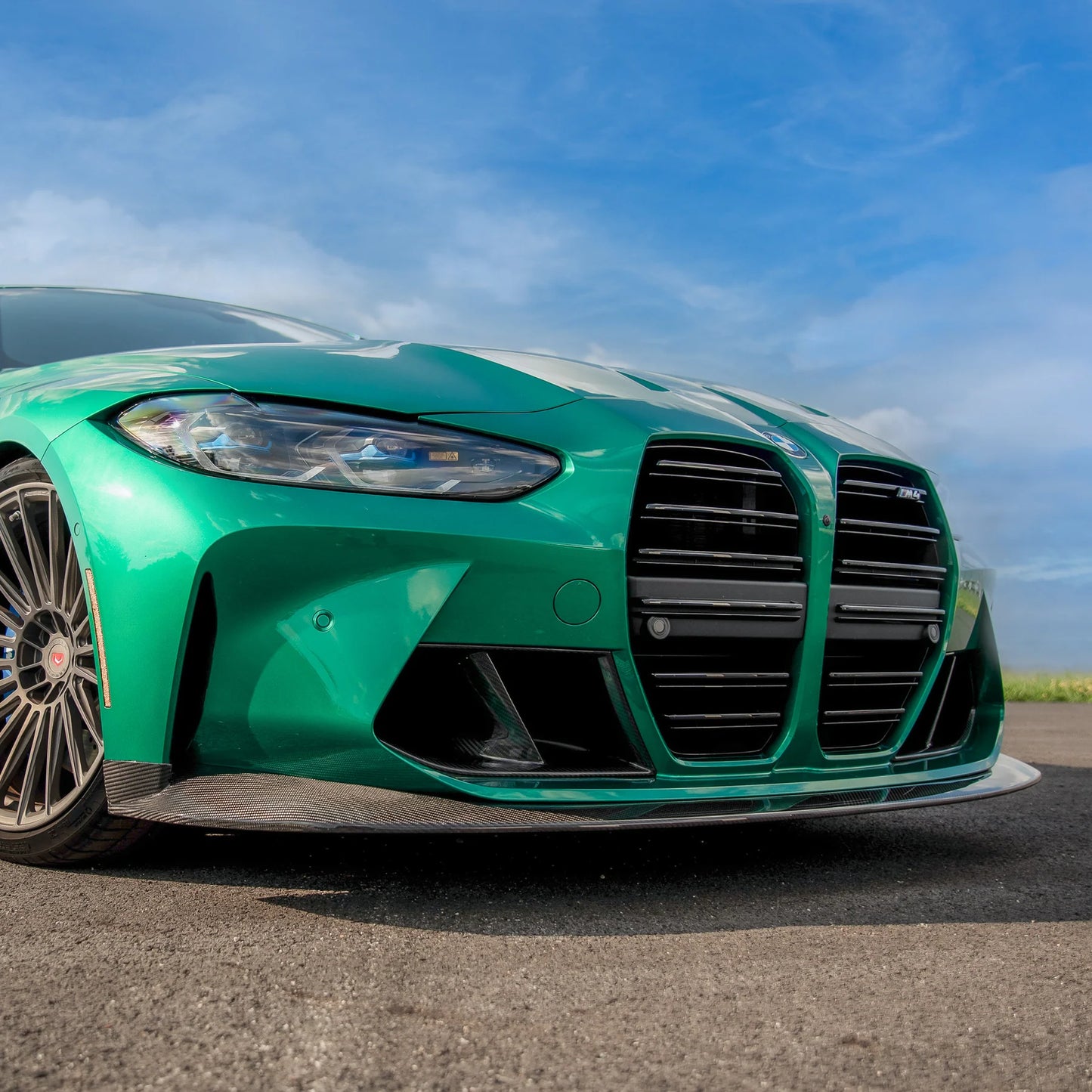 BMW G80 M3 G82 M4 RSC STYLE CARBON FIBER 1 Piece Front Lip