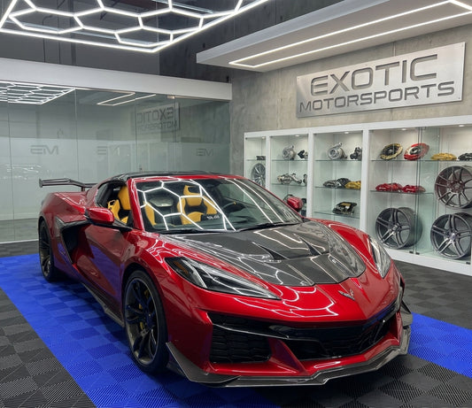 Corvette C8 ZR1 Style Carbon Hood