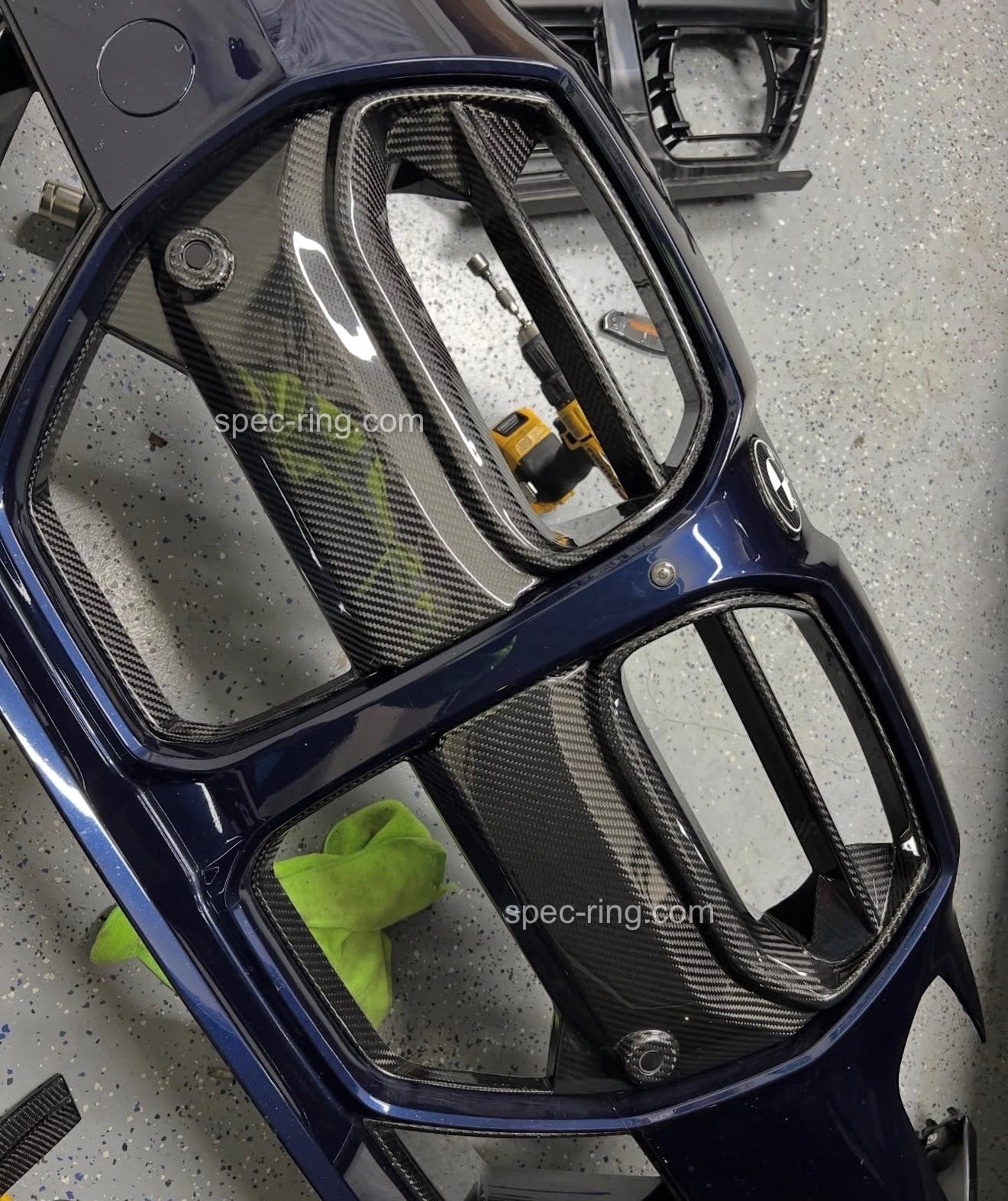BMW M3/M4 AN DRY CARBON FIBER FRONT GRILL REPLACEMENT - G80/G82/G83