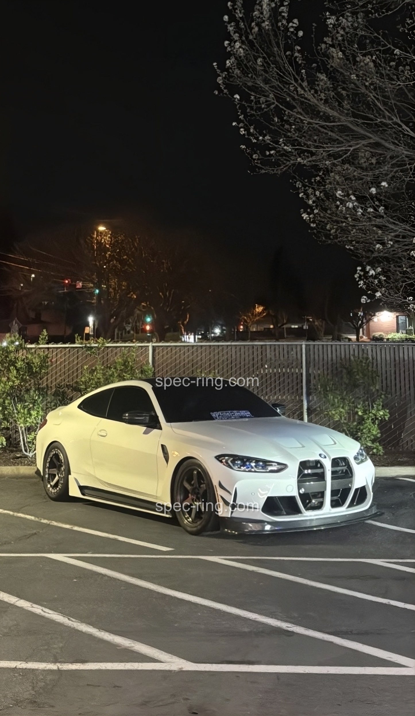 BMW G80 M3 G82 M4 GT4 STYLE CARBON FIBER 1 Piece Front Lip