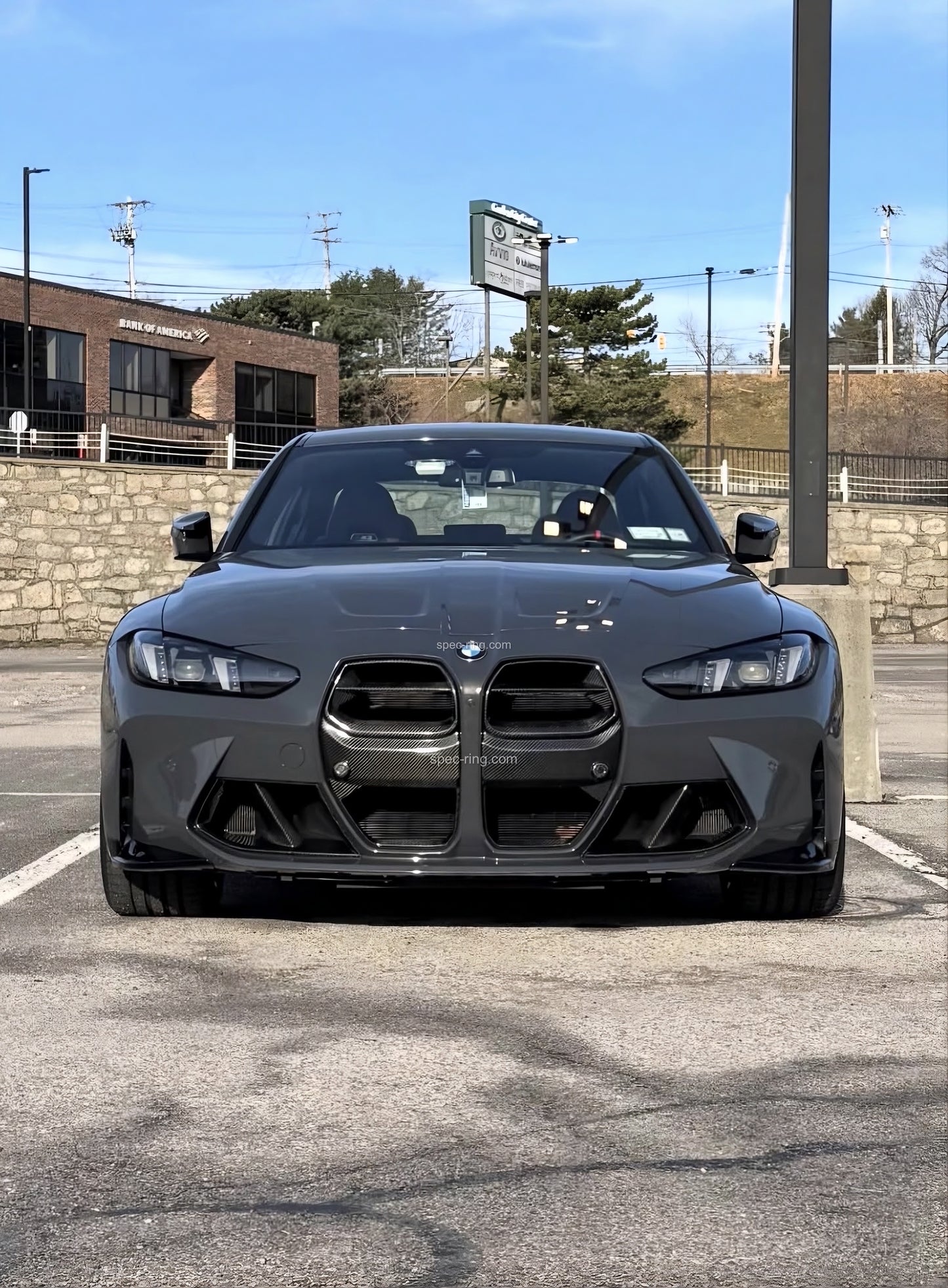BMW M3/M4 AN DRY CARBON FIBER FRONT GRILL REPLACEMENT - G80/G82/G83