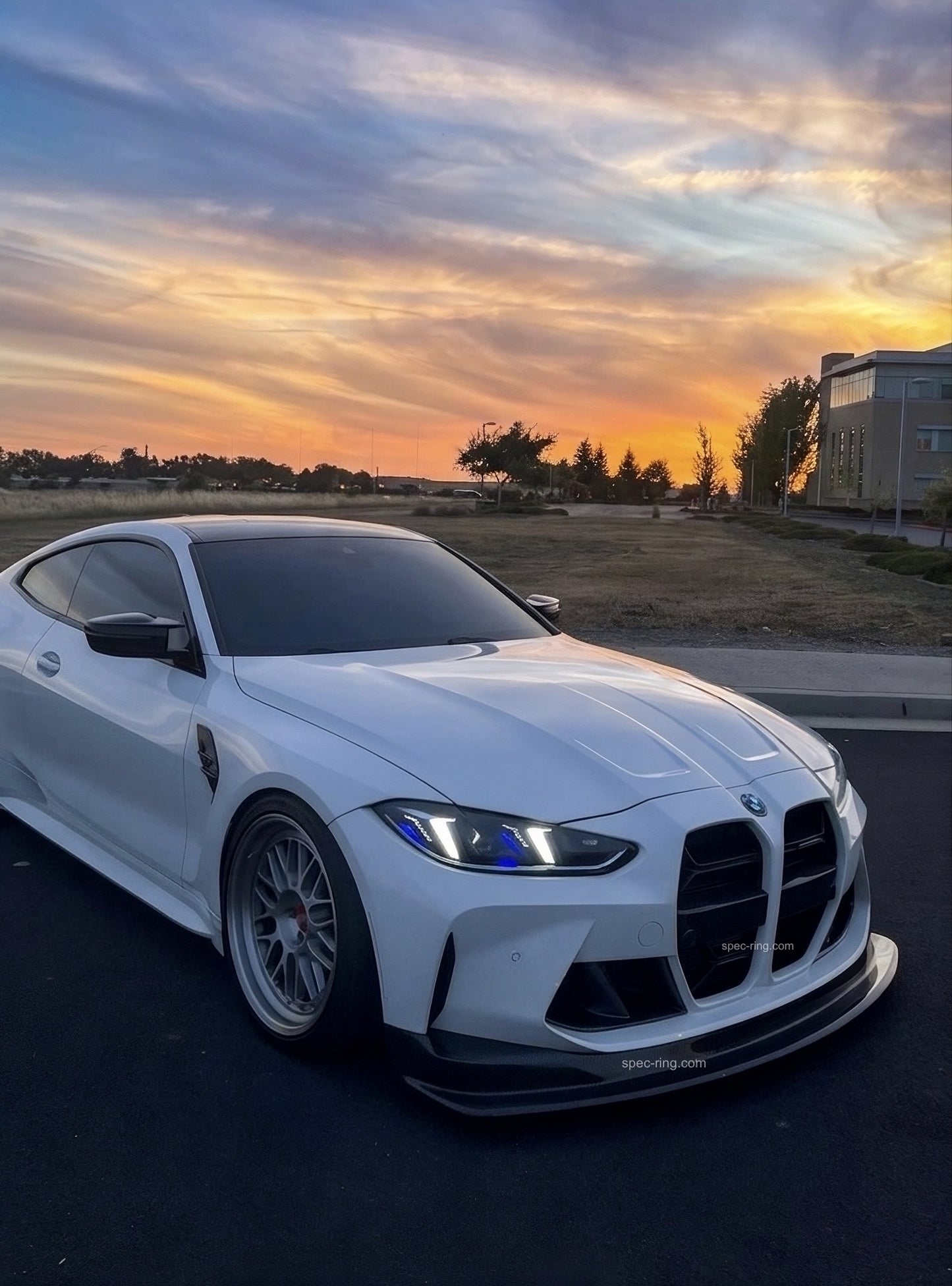 BMW G80 M3 G82 M4 GT4 STYLE CARBON FIBER 1 Piece Front Lip