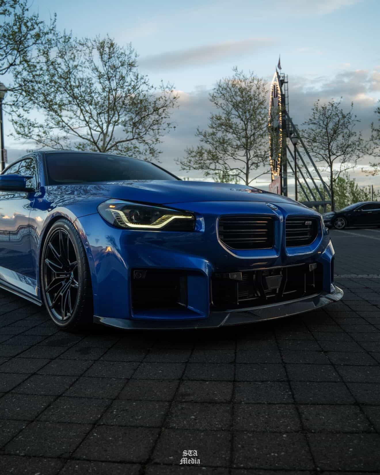 BMW G87 M2 MHC R44 STYLE CARBON FIBER 1 Pieces Front Lip